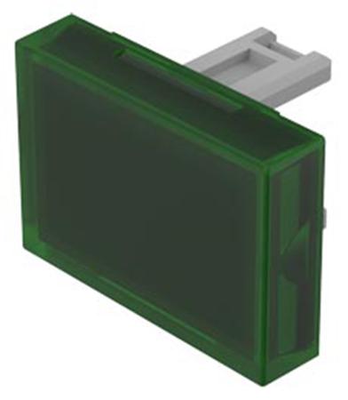 31-901.5 EAO Green Rectangular Push Button Lens for Use with 31 Series