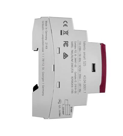 43-04-0001-1 2 Channel Digital DIN Rail Time Switch Measures Days, Hours, Minutes, Seconds, 110 → 230 V ac