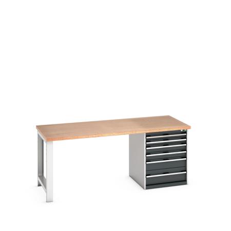41004115-19V Bott 41004115.19V Sheet Steel Workbench, 840mm x 900mm x 2000mm