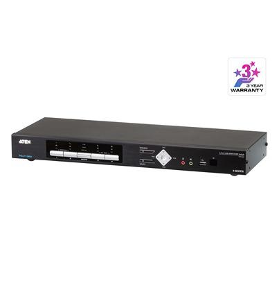 CM1284 Aten 4 Port USB HDMI KVM Switch, 3.5 mm Jack 4096 x 2160 Maximum Resolution