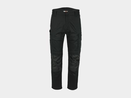 20MTR2302BK-62 Herock AXO TROUSERS 's Black Trousers Water Repellent Slim Fit, Size 62 52in W 32in L