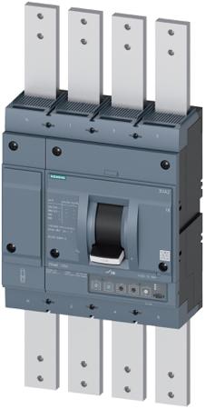 3VA2612-5HM47-0AA0 Siemens, SENTRON, 3VA Circuit Breaker 4-Pole 1250 A, Breaking Capacity 85 kA, Screw