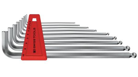 PB 212 H-10 PB SWISS TOOLS 9 piece L Shape Metric Hex Key Set, 1.5 mm, 2.5 mm, 2 mm, 3 mm, 4 mm, 5 mm, 6 mm, 8 mm, 10 mm
