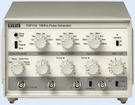 TGP110 Aim-TTi  Pulse Generator, 0.1 Hz min, 10MHz max, With RS Calibration