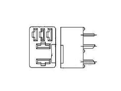 1393310-2 TE Connectivity VCFM-1000 PCB Mount Relay Socket, for use with Plug-In Micro ISO Relays