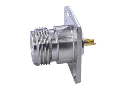 253-7056 RS PRO, Plug Panel Mount N Connector, 50Ω, Solder Termination, Straight Body
