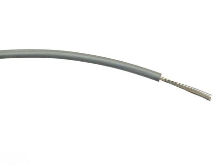 267-5806 Grey 0.75 mm² Hook Up Wire, 24/0.2 mm, 100m, PVC Insulation