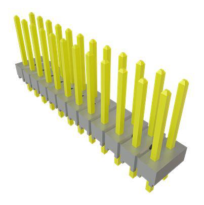 TSW-112-14-T-D Samtec TSW Series Vertical Through Hole PCB Header, 24 Contact(s), 2.54mm Pitch, 2 Row(s), Unshrouded