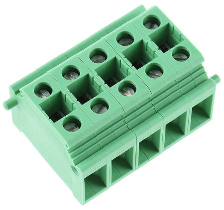 1704020 Phoenix Contact KDS10 Series PCB Terminal Block, 1-Contact, 10mm Pitch, Through Hole Mount, 1-Row, Screw Termination
