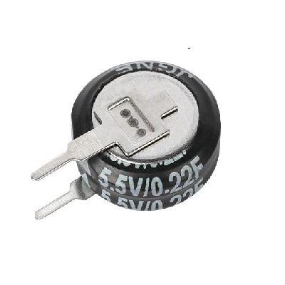 360-055 RS PRO 0.22F Supercapacitor EDLC -20 → +80% Tolerance 5.5V dc, Through Hole