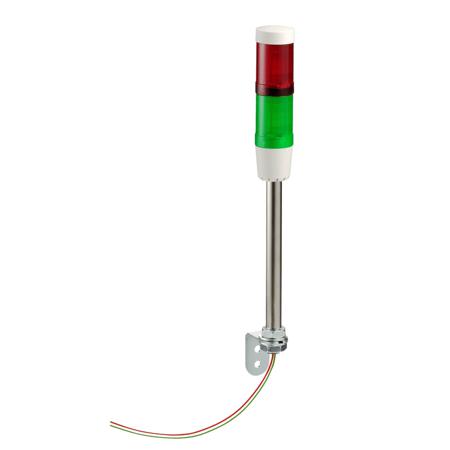 XVMB2RGSSB Harmony XVM LED Beacon Tower with Buzzer, 2 Light Elements, Green, Red, 24 V ac/dc