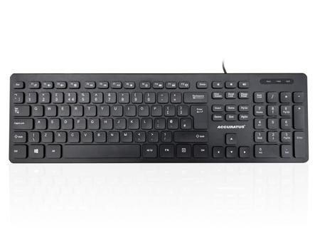 KYBAC360U-HUBBLK Ceratech  Wired USB Multimedia Keyboard, QWERTY (UK), Black