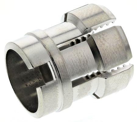 FGG.2B.792.DN LEMO 2B Silver Brass Cable Grommet for 8.3 → 9.2mm Cable Dia.