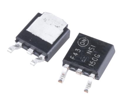 NSI50150ADT4G onsemi  DPAK Display Driver, 80 Segment, 3 Pin, 50 V