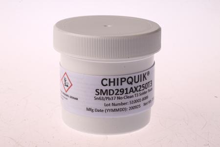SMD291AX250T3 CHIPQUIK SMD291AX Solder Paste, 250g Tub
