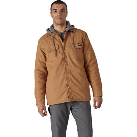 DK0A4XTIBD01 Dickies DK0A4XTI Brown Shirt, UK L, EU L