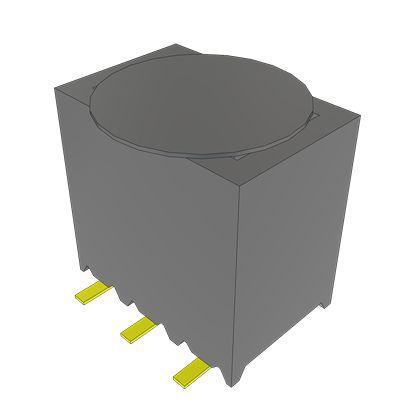 SSM-102-S-DV-BE-K-TR Samtec SSM Series Vertical Surface Mount PCB Socket, 4-Contact, 2-Row, 2.54mm Pitch, SMT Termination