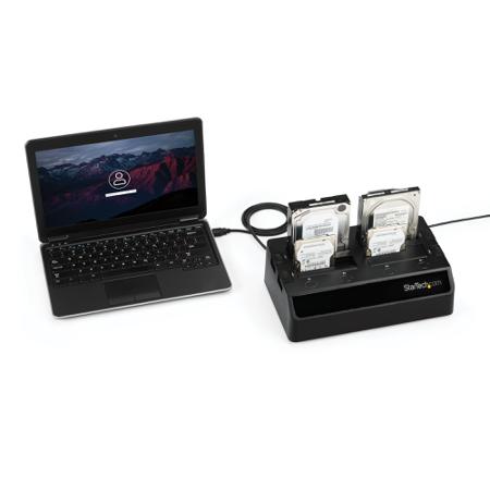 SDOCK4U33 StarTech.com 4 port 2.5 in, 3.5 in Docking Station, Hard Drive Docking Station