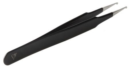 136-9763 RS Pro 120 mm, Anti-Magnetic Stainless Steel, ESD Anti-Acid Tweezers