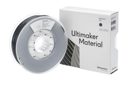 1630 Ultimaker 2.85mm Grey ABS 3D Printer Filament, 750g