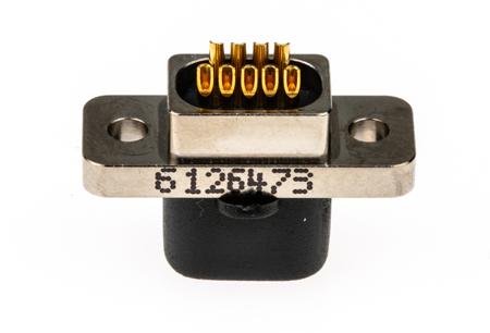 MWDM2L-9PS Glenair MWDM Series Panel Mount Micro D Connector Plug, 9 Way, 3A