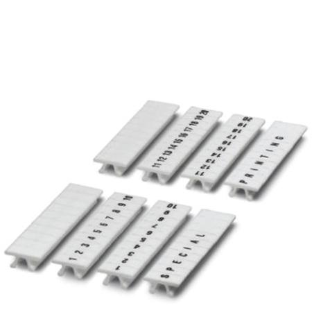 0805739:0001 Phoenix Contact, ZB 4 LGS Marker Strip for use with  for use with Terminal Blocks
