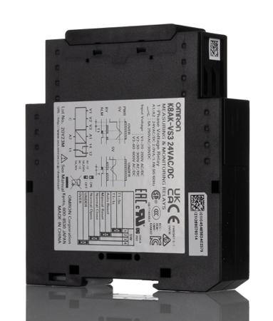 K8AK-VS3 24VAC/DC Omron Voltage Monitoring Relay, 1 Phase, SPDT, 20 → 200V ac/dc