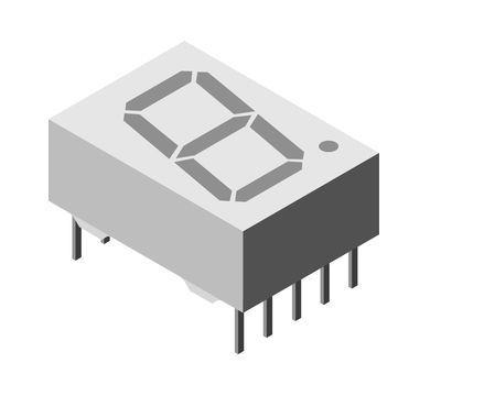 TDSR1350  Vishay 7-Segment LED Display, Red