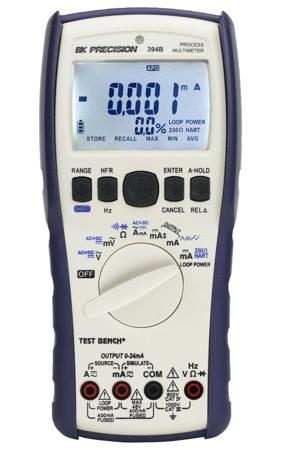 BK394B AAF  Handheld Digital Multimeter, 1A ac Max, 1A dc Max, 1000V ac Max