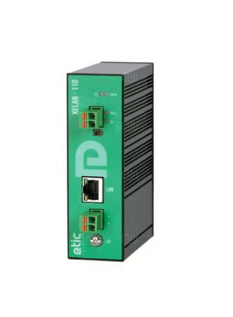 XELAN-110 Etic XELAN Series Ethernet Module for Use with Industrial Ethernet Extension, Power, 10 T0 30VDC