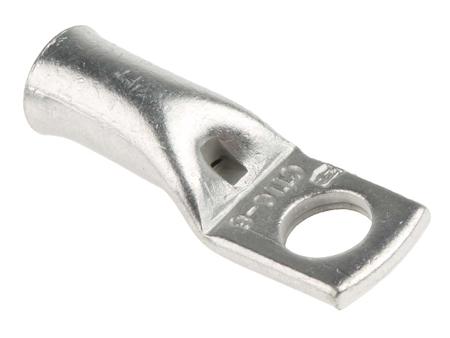 531-043 RS Pro CT Series Uninsulated Tin Plated Tubular Ring Terminal, M6 Stud Size, 16mm² to 16mm²