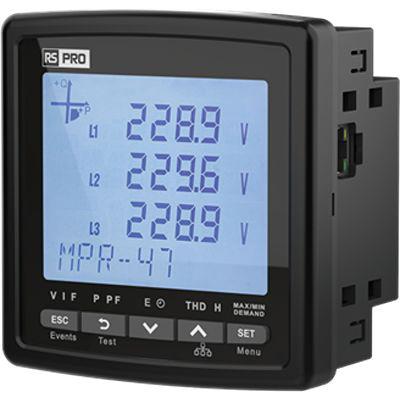 360-702 RS PRO 3 Phase LCD Energy Meter, Type