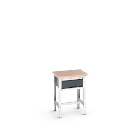 16921600.19 Bott Steel Workbench, 200kg Max Load, Adjustable Height, 930mm x 600mm x 700mm