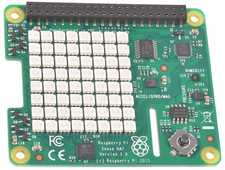 Sense Hat Raspberry Pi Sense HAT with LED Matrix & Environmental Sensors for Raspberry Pi