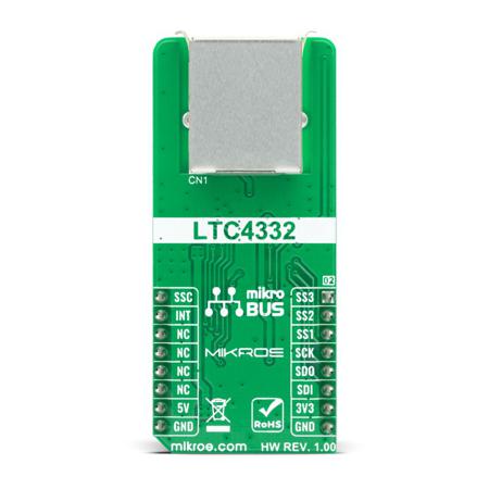 MIKROE-4184 MikroElektronika , SPI Extend Click Add On Board for LTC4332 for LTC4332