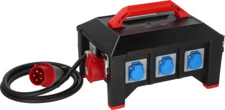 9150321124 brennenstuhl 2m 4 Socket Type E - French Extension Lead Kit, 415 V, IP44