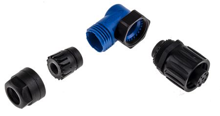 C01610F00600010 Amphenol Connector, 7 contacts Cable Mount Plug, Crimp IP65, IP67