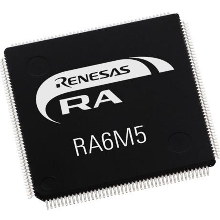 R7FA6M5BH3CFC-AA0 Renesas Electronics R7FA6M5BH3CFC#AA0, 32bit ARM Cortex Microcontroller, RA, 200MHz, 2.048 MB, 512 kB Flash, 176-Pin QFP