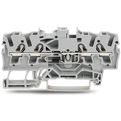2002-1411-1000-410 Wago 2002-1411/1000-410, Component Terminal Block, Grey, 1-Level, Push In Termination