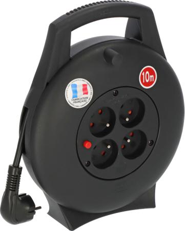 1093901 brennenstuhl 10m 4 Socket Type E - French Cable Reel Cassette Reel, 230 V, IP20