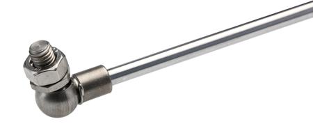 268-7067 RS PRO Stainless Steel Gas Strut, with Ball & Socket Joint, 276mm Extended Length, 100mm Stroke Length