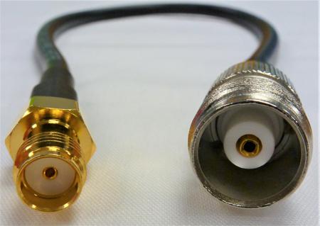 CA12/195-VW Mobilemark CA12/195 Series Female SMA to Female TNC, 30 cm 50 Ω
