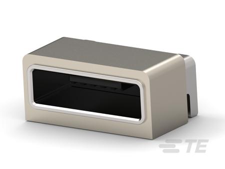 1551629-3 TE Connectivity Right Angle, Board Mount- Single Port Type Micro USB 2.0 Type - AB 2.0 IPX4 USB Connector