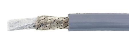 80107 SL005 Alpha Wire Ecogen Ecoflex PUR Control Cable, 8 Cores, 0.15 mm² 26 AWG, Screened, 30 m, Grey Modified Polyphenylene Ether