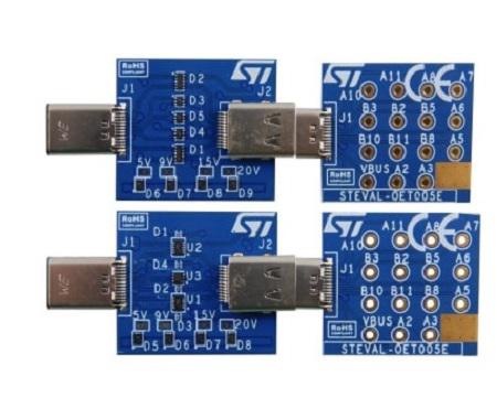STEVAL-OET005VD STMicroelectronics ST  STEVAL-OET005 Evaluation Kit for ECMF02-2HSMX6, ECMF4-2450A60N10