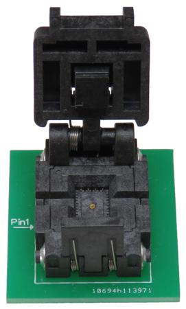 ADA-QFN8 Seeit 0.5mm Pitch IC Socket Adapter, 8 Pin Female QFN to 8 Pin Male DIP