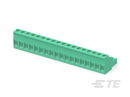 1-796634-8 TE Connectivity, 5.08mm Pitch, Buchanan, 18 Way, Right Angle, Pluggable Terminal Block, Plug,