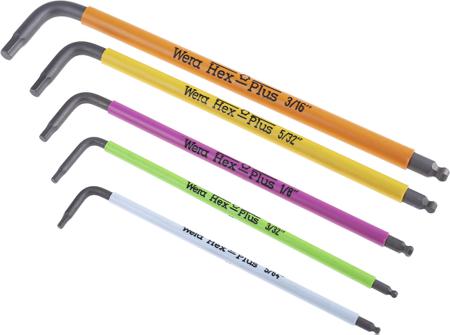 05022639001 Wera , L Shape Long Arm Hex Key Set 9 pieces