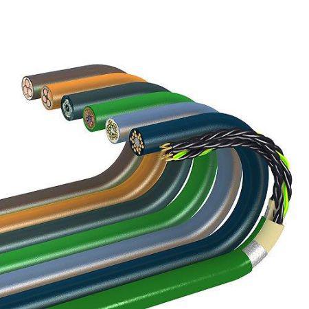 CF211.02.06.02 (50m) Igus chainflex CF211 Data Cable, 12 Cores 0.25 mm² 24 AWG, Screened, 50 m, Blue Thermoplastic Elastomer Sheath