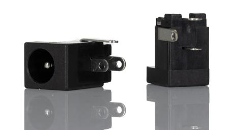 448-382 RS PRO Right Angle DC Socket Rated At 1A, 12.0 V, PCB Mount, length 14.5mm, Nickel